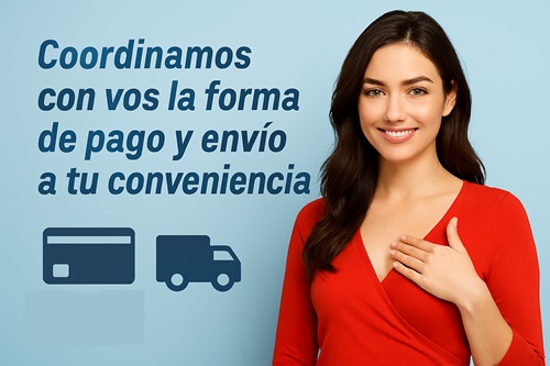 COORDINAMOS PAGO Y ENVIOS CON VOS !!!
